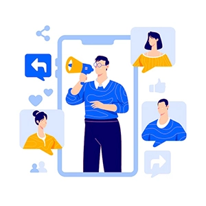 Marketer using influencer and employee advocacy for B2B lead generation